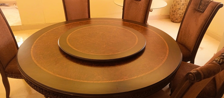 Jeddah, Furniture, SAR 1100,  Wooden Premium Dining Table With 8 Pcs With Chair