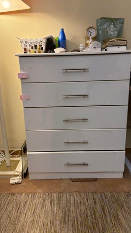Jeddah, Furniture, SAR 1400,  King Size Bed, Wardrobe And Chest Drawer