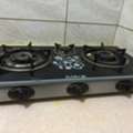 SAR 350,  Automatic 3 Burners Stove With Gas Cylinder