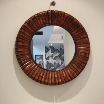 Kuala Lumpur, Furniture, MYR 950,  Teak Round Wall Mirror RWM-005