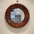 MYR 950, Teak Round Wall Mirror RWM-005