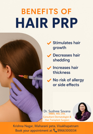 Visakhapatnam, Health, Benefits Of Hair PRP- Derma One Clinic - Visakhpatnam