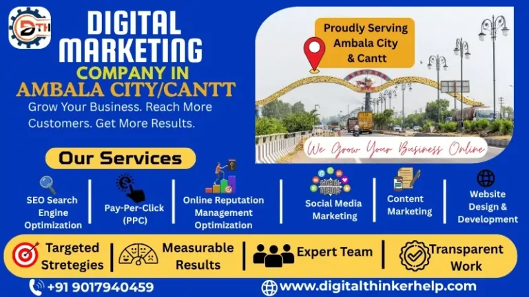 Haryana, Marketing, Digital Marketing Company In Ambala Cantt/City &ndash; 9017940459