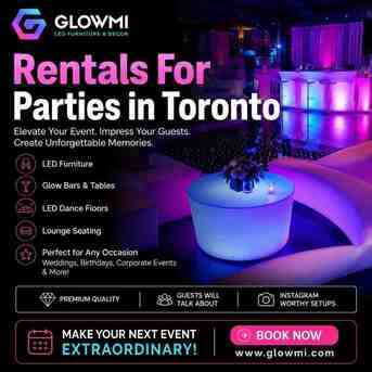 Toronto, Furniture, CAD 2850,  Create A Luxury Party Atmosphere With Toronto&rsquo;s Best Rentals