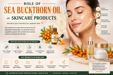Mumbai, Health & Beauty Items, INR 1,  Role Of Sea Buckthorn Oil In Skincare Products