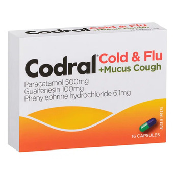 Sydney, Health & Beauty Items, AUD 21,  Buy Codral Cold & Flu + Mucus Capsules 16 Pack Australia