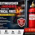 INR 1,  Fire Extinguisher Cylinders For Electrical Fires | Advanced Electrical Fire Protection Sol