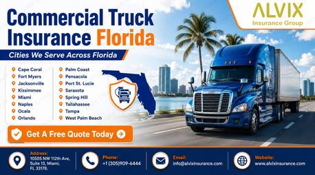 Miami, Financial, Best Florida Commercial Truck Insurance