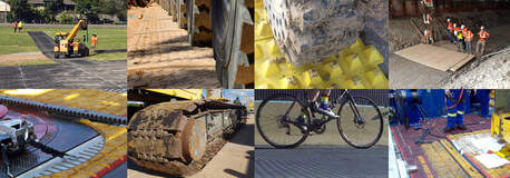 Sydney, Construction, Bog Mats For Cranes On Soft Ground Sites