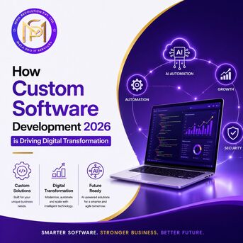 Noida, Software Development, How Custom Software Development 2026 Is Driving Digital Transformation