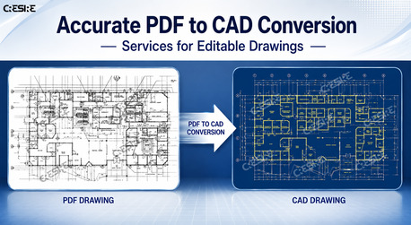 Dallas, Construction, Accurate PDF To CAD Conversion Services For Editable Drawings