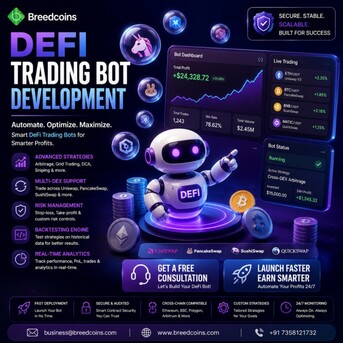 New York, Software, USD 3000,  Advanced DeFi Trading Bot Development For Automated Crypto Markets
