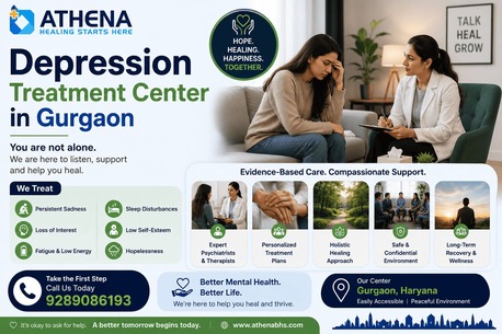 Gurgaon, Health, Best Depression Treatment Center In Gurgaon For Mental Wellness