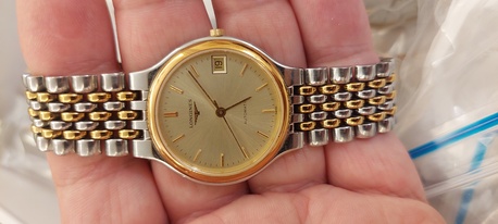 Riyadh, Watches, SAR 1800,  Longines (Gold And Stee)l Automatic Watch For Men Or Ladies Original Swiss Made