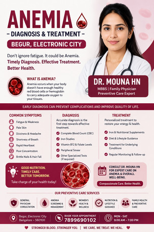 Bangalore, Health, Anemia -Diagnosis And Treatment In Begur, Electricity.