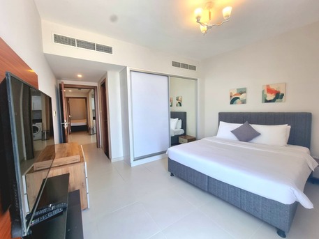 Amwaj Islands, Apartments, Flats, Houses & Villas, BHD 380/month,  Furnished,  2 BR,  120 Sq. Meter,  Beautiful 2 BR FF Apartment With Balcony & WIFI For Rent