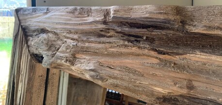 Kuala Lumpur, Furniture, MYR 2800,  Rustic Teak Wall Mirror -Natural