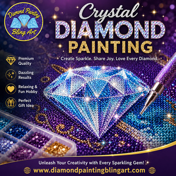 New York, Photo & Video, Shop High-Quality Crystal Diamond Painting Kits Online