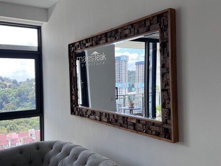 Kuala Lumpur, Furniture, MYR 2500,  Teak Reclaimed Wall Mirror
