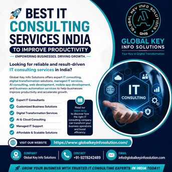 Noida, Business, Best IT Consulting Services India To Improve Productivity | Global Key Info Solutions