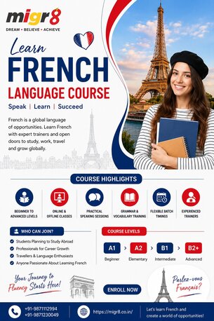 New Delhi, Education, French Language Course In Delhi