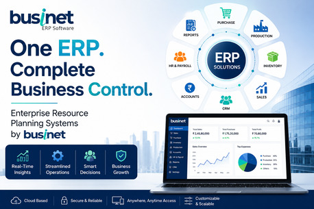 Noida, Software Development, One ERP. Complete Business Control. | Enterprise Resource Planning Systems By Businet