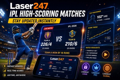Mumbai, Tickets, INR 100,  Laser247 IPL High-Scoring Matches - Stay Updated Instantly