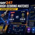 INR 100,  Laser247 IPL High-Scoring Matches - Stay Updated Instantly