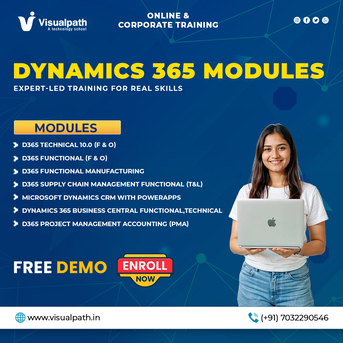 Hyderabad, Education, Dynamics 365 Modules Free Demo For Career Growth