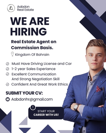 Manama, Jobs, Real Estate Agent