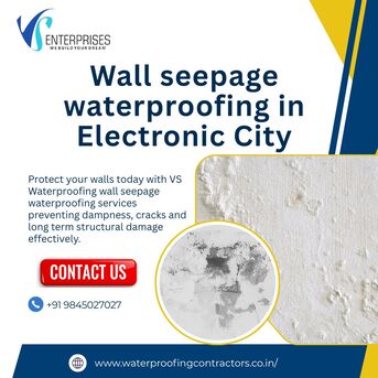 Bangalore, Construction, Wall Seepage Waterproofing In Electronic City