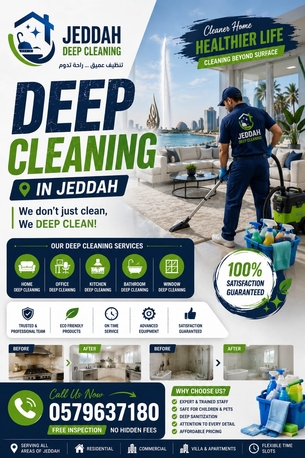 Jeddah, Cleaning, Deep Cleaning Service In Jeddah
