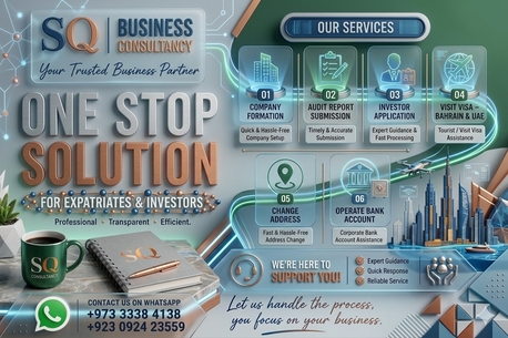 Manama, Business, SQ BUSINESS CONSULTANCY-COMPLETE BUSINESS SETUP SERVICES