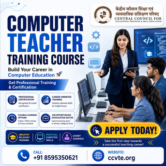 New Delhi, Education, Computer Teacher Training Course Online For Career Growth