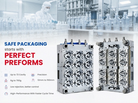 Mumbai, Machinery, High Quality PET Preform Moulds For Beverage, FMCG & Pharma Packaging