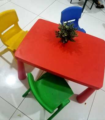 Thuqbah, Furniture, SAR 80,  Kids Junior Chair Table Plastic