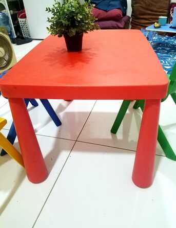 Thuqbah, Furniture, SAR 80,  Kids Junior Chair Table Plastic