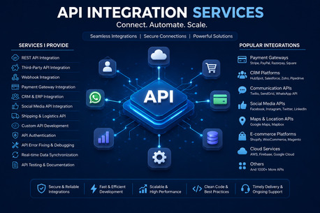 Doha, Software Development, API Integration, REST API & Webhooks Services