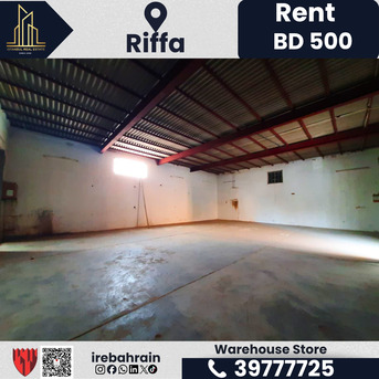 Riffa, Warehouses, BHD 500,  400 Sq. Meter,  Store / Warehouse For Rent In Riffa &ndash; BD 500/- Only