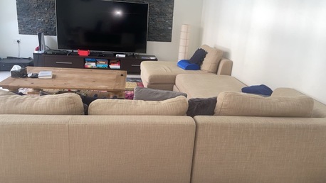 Sanad, Furniture, BHD 400,  Large Lshaped Sofa - Premium Quality- Excellent Condition