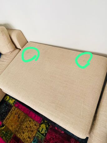 Sanad, Furniture, BHD 400,  Large Lshaped Sofa - Premium Quality- Excellent Condition