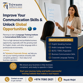 Al Mansoura, Business, Start Your Language Training Institute In Qatar | Complete Business Setup