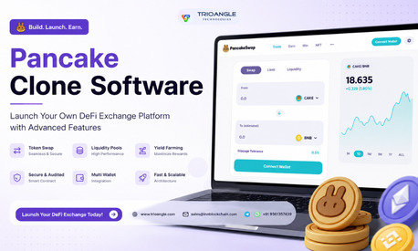 London, Business, Pancake Clone Software For DeFi Exchange Platform Development