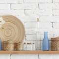 Long Wall Shelves Design Oak For Stylish Storage