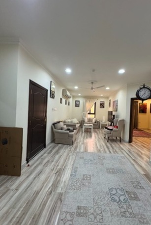Riffa, Apartments, Flats, Houses & Villas, BHD 220/month,  Furnished,  3 BR,  1234 Sq. Meter,  Furnished 3 Bedrooms Spacious Apartment For Rent In Riffa Bukhwara Near Kubra Garden @excl
