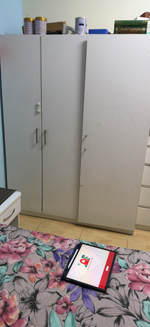 Riyadh, Furniture, SAR 1000,  Bed Set With Mattress Chess Drawers And Cupboard