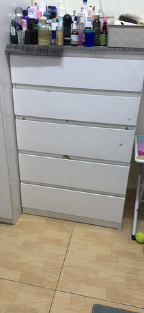 Riyadh, Furniture, SAR 1000,  Bed Set With Mattress Chess Drawers And Cupboard