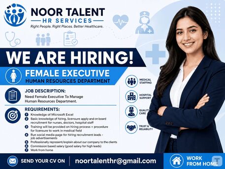 Riyadh, Jobs, Need Female Executive To Manage Human Resources Department - Please Only Female