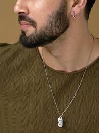 Mumbai, Jewelry, Pure Silver Pendant For Men With Bold Style