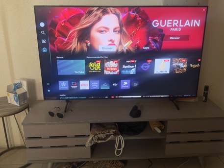 Jubail, Appliances, SAR 800,  Samsung Led 55 Inch Brand New Android With Cabinet